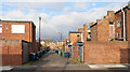 An alley off Second Avenue between Mundella Terrace and Balmoral Terrace, Heaton, Newcastle