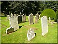 Gravestones south-west of the church, Wolsingham