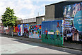 J3274 : Northumberland Street Peace Gate and Murals by David Dixon