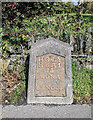  : Old Milestone by the A5, Holyhead Road, Llangristiolus Parish by Kirsty Crew