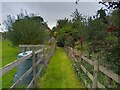 Footpath to the spring in Frilsham