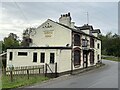 Closed pub at Sarn Bridge