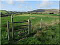 Path stile on the southern end of Mucklewick Hill