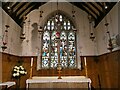 St Agnes - Altar with hanging lanterns