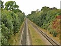 Railway west from Cross Gates station