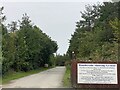 Entrance to Humberside Shooting Ground