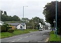 SH4938 : Looking into Criccieth along the A497 by Bill Harrison