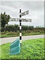 Direction Sign - Signpost at Woodhouses