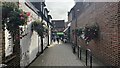 TQ0594 : Famous alleyway, Rickmansworth by Bryn Holmes