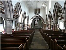 NY6820 : Interior, St Lawrence's Church, Appleby by Roger Cornfoot