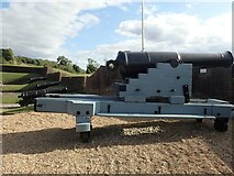 TQ7568 : Cannons at Fort Amherst by Marathon