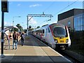 The 1327 from Colchester arriving at Colchester Town station