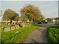 Path in Queensbury Cemetery