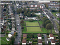Whitecrook Bowling Club from the air