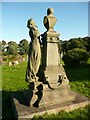 Mourner statue in Scholemoor Cemetery