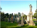 Grave monuments in Scholemoor Cemetery