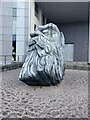 Karl Marx head sculpture