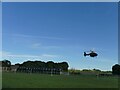 Police helicopter taking off