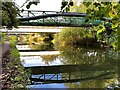 Canal bridge reflections on the Bridgewater Canal