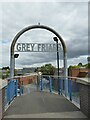 The top of Greyfriars steps from North Bridge