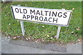 Old Maltings Approach sign