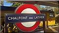 Roundel, Chalfont & Latimer station