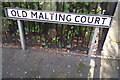 Old Malting Court sign