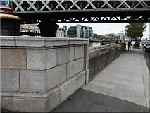 O1634 : The corner of Butt Bridge, George's Quay, Dublin by John S Turner