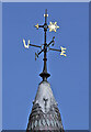 A weather vane in Selkirk High Street