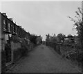 The alley at the back of Westbourne Terrace, Halifax