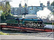 TR1534 : Southern Maid on the turntable at Hythe by John Lucas