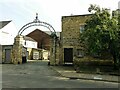 SE4843 : Tadcaster Brewery gates by Alan Murray-Rust