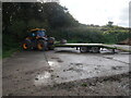 Tractor and low loader