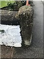 Boundary stone on Agar Road