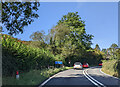 On the A479 about to enter Pengenffordd, heading north