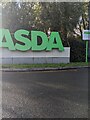 ST5390 : ASDA name sign, Chepstow by Jaggery
