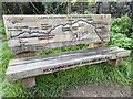 Inscribed bench