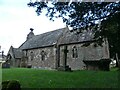 Huxham church and churchyard