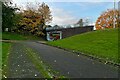 Footpath going under the roundabout