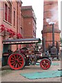 SK2625 : Claymills Victorian Pumping Station - steam tractor and portable engine by Chris Allen