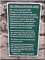 SD5192 : Plaque describing the former Kendal-Lancaster Canal by Chris Allen