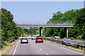 SW6742 : Bridge over the A30 at Pool by David Dixon