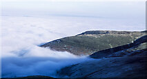 SO0021 : Cloud with frosted and shadowed slope on north side of Corn Du by Trevor Littlewood