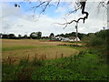 Recently cut field near Maesoland Farm House