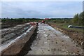 TL4260 : New road under construction, Eddington by Hugh Venables