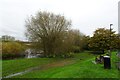 Flooded bridleway beside the Ouse