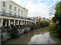 SP3165 : Victoria Colonnade and the River Leam by Roy Hughes