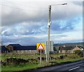 Road signat Glebe Farm