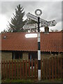 Direction Sign – Signpost in Danby village