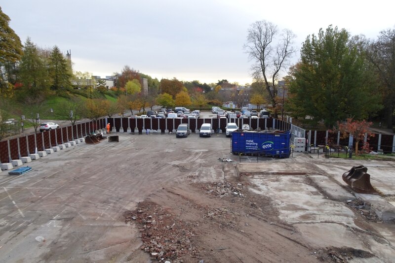 Site Compound After X/B Demolition © DS Pugh :: Geograph Britain And ...